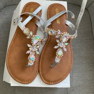 Fashion Nova Jewelled Sandals